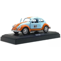 Miniatura Volkswagen Fusca 1967 Gulf C/ Acrilíco 1/36 - CCA - Patoys