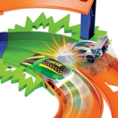Pista Hot Wheels Action Circuito Giro Veloz - Mattel Htk17 - Patoys