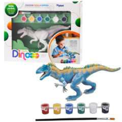 Dinossauro de Brinquedo Para Colorir - Tinta Lavavel Xplast