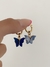 Aros Mariposa Azul