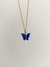 Cadena Mariposa Azul