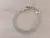 PULSERA DE ACERO MALLA DE BOLITAS 1 mm. LARGO 18 CM + EXT. 3 CM