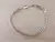 PULSERA DE ACERO GRUMET PLANA. LARGO 19,5 CM