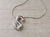 DIJE DE ACERO INICIAL S DE 15 X 20 MM CON CADENA CLAPTON CON BOLITAS DE 40 CM + EXT. DE 5 CM