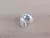 ANILLO DE ACERO BLANCO TIPO CHUNKY ABIERTO