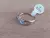 ANILLO DE ACERO TIPO CHUNKY NUDO DE ALAMBRE