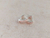 ARO PLATA HUGGIES 9 MM FORMA CORAZÓN CON ZIRCONES. PESO APROX 1.00 GRS.