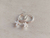 ARO PLATA HUGGIES 14 MM CON ZIRCONES Y DIJE CRUZ C/ZIRCONES. PESO APROX 2.20 GRS.