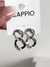 Aros mora strass