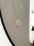 Collar Inicial plateado - comprar online