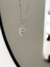 Collar Inicial plateado - Cappio Accesorios