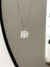 Collar Inicial plateado - tienda online