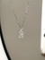 Collar Inicial plateado