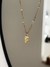 collar inicial dorado - comprar online