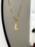 collar inicial dorado - Cappio Accesorios