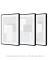 Conjunto 3 Quadros Decorativo Conexões Sutis