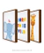 Conjunto 3 Quadros Decorativo Infantil Selva Encantada - Nagamine Decor - Quadros Decorativos