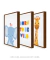 Conjunto 3 Quadros Decorativo Infantil Selva Encantada - comprar online