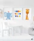Conjunto 3 Quadros Decorativo Infantil Selva Encantada