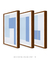 Conjunto 3 Quadros Decorativos Equilíbrio Cromático na internet