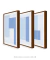 Conjunto 3 Quadros Decorativos Equilíbrio Cromático na internet