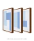 Conjunto 3 Quadros Decorativos Equilíbrio Cromático - Nagamine Decor - Quadros Decorativos
