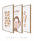 Conjunto 3 Quadros Infantil Aprendendo e Brincando - Nagamine Decor - Quadros Decorativos