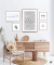 Gallery Wall Verão (Conjunto com 5 Quadros de Formas e Tamanhos Diferentes)