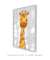 Quadro Decorativo Infantil Girafa