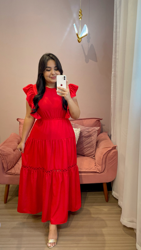 VESTIDO LUANA VERMELHO