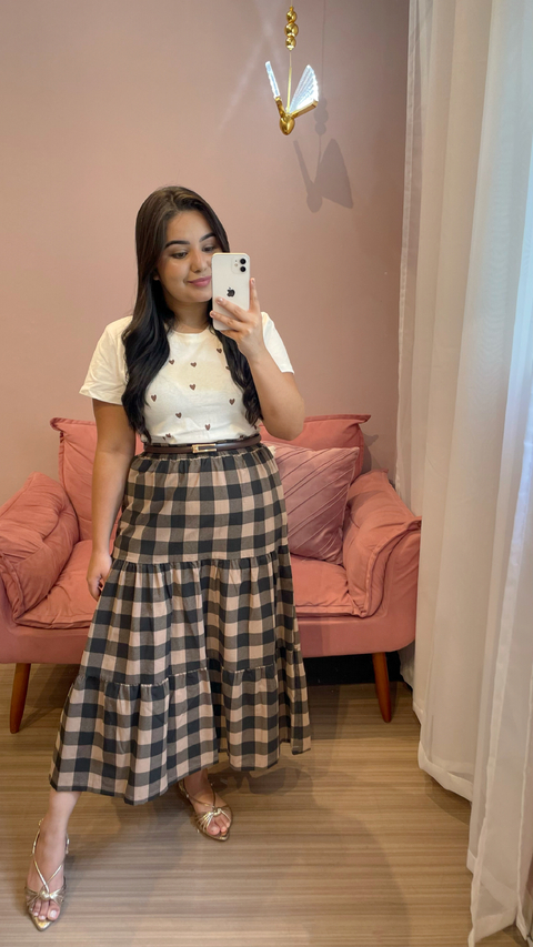 SAIA LAURA QUADRICULADA