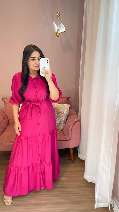 CHEMISE PINK CREPE DUNA