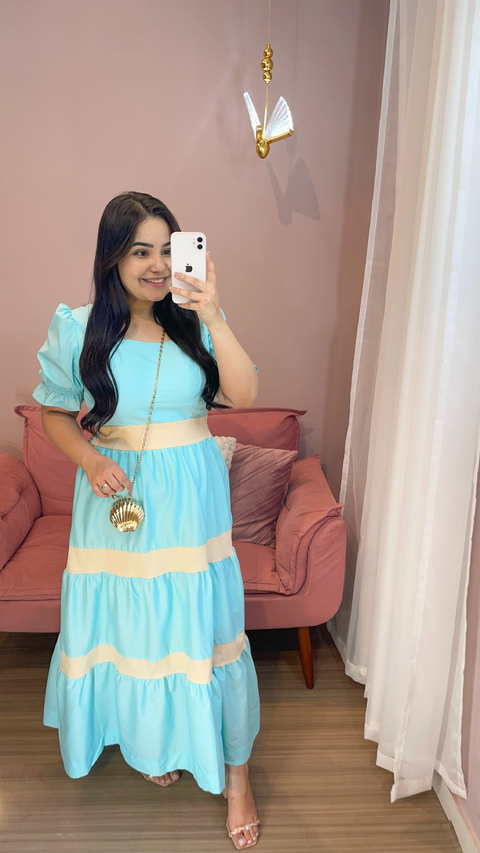 VESTIDO LAVÍNIA AZUL