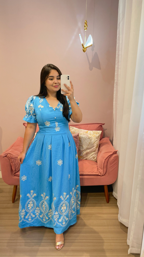 VESTIDO CORDÉLIA BORDADO
