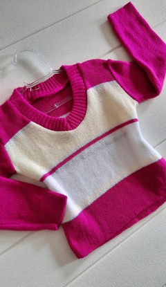 Sueter Pink Listras - comprar online