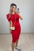 Vestido Midi Canelado Manga Princesa - comprar online