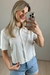 Camisa Manga curta Bordada - comprar online