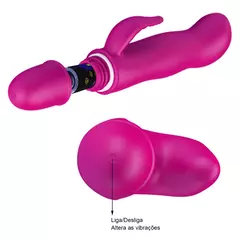 Vibrador Blithe com Estimulador Clitoriano 10 Modos de Vibração - Bella Ninfa Lingerie