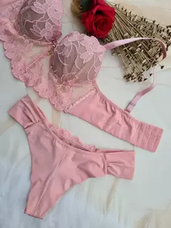 Conjunto Cropped Luxo Rosa - comprar online
