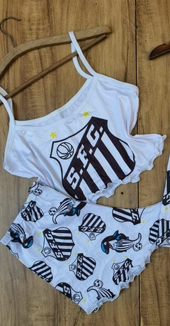 Pijama Feminino Suede Premium - Time Santos