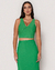 Cropped Recorte Decote V | 0742203 - comprar online