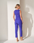 Calça Nervura Zíper Plano | 2392614 - comprar online