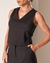 Blusa sem Manga Decote V | 2352610 - loja online