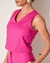 Blusa sem Manga Decote V | 2352610 - loja online