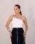 Cropped Sem Alça Assimétrico | 1202490 - comprar online