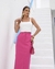 Saia Reta Midi Bolsos Fenda | 2332609
