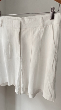 Short Génova blanco - Lino - comprar online