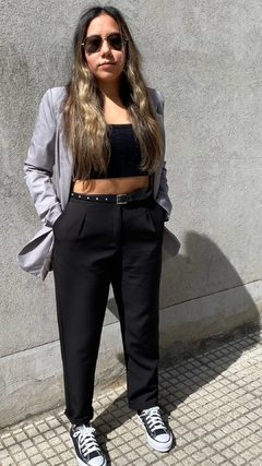 Pantalón SICILIA - sastrero Negro - comprar online