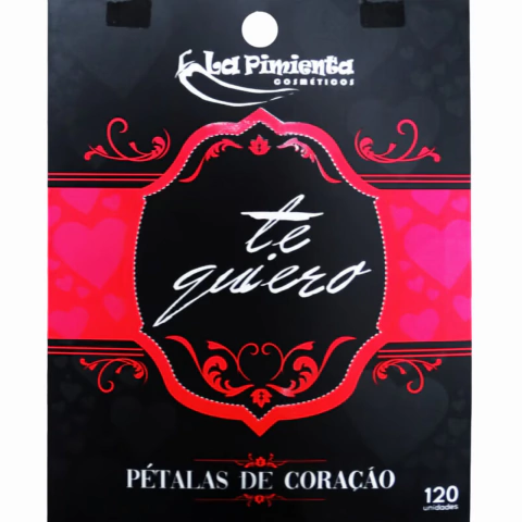 Pétalas de Coração Vermelho Aromáticas em Cetim