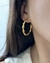 Argola Anne Média Classic Banho Ouro 18k - Carolina Lima Acessórios